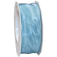 Morex Ribbon French Wired Lyon Fabric Ribbon, 1-1/2-Inch by 27-Yard, Copen (46440/25-201)