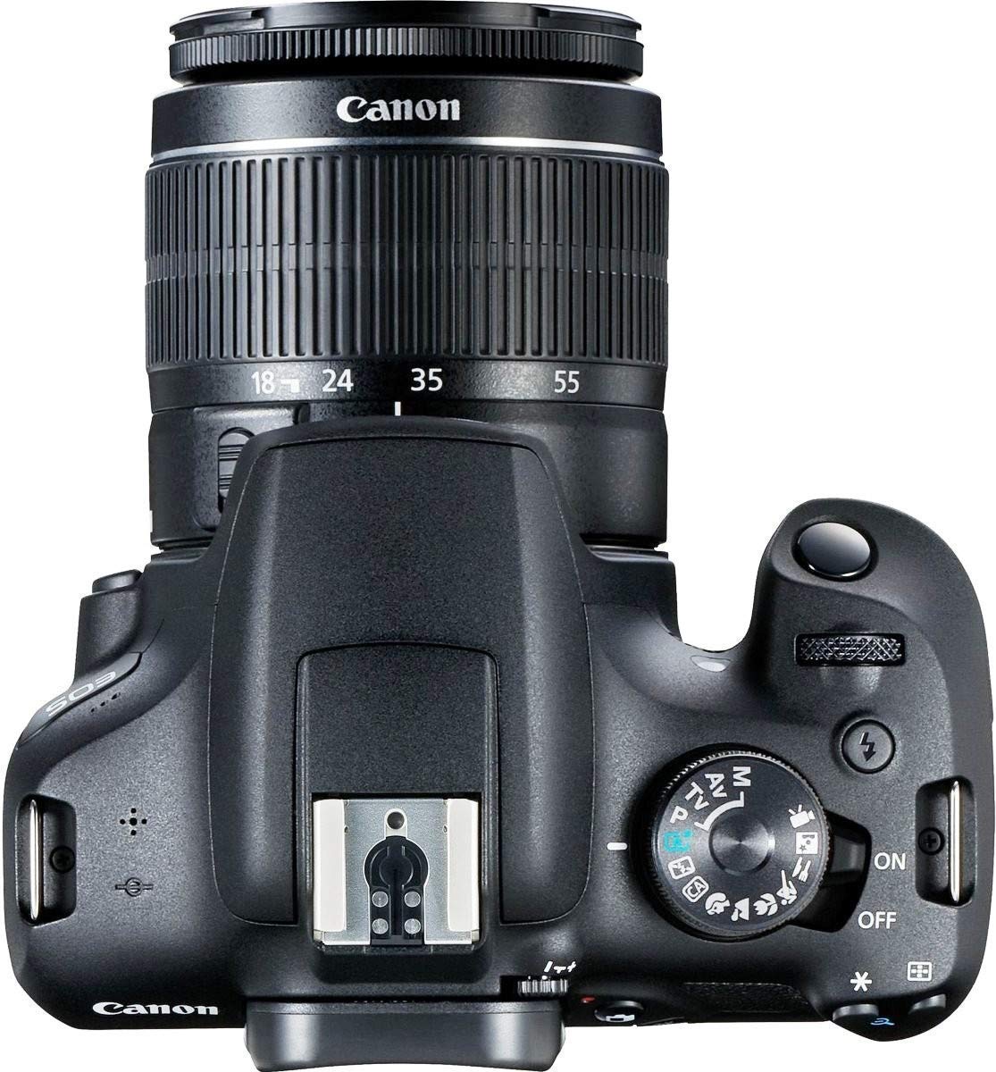 Canon EOS 2000D (Rebel T7) DSLR Camera + 18-55mm III Kit (Renewed)