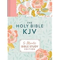 Holy Bible: KJV 5-minute Bible Study - Summertime Florals Holy Bible: KJV 5-minute Bible Study - Summertime Florals Hardcover