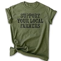 Support Your Local Farmers Shirt, Unisex Women's Men's Shirt, Farm Shirt, Farm Girl Shirt, Proud Farmer Tee