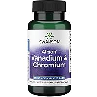 Albion Chelated Vanadium and Chromium 60 Veg Capsules