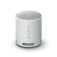 Sony SRS-XB100 Wireless Bluetooth Portable Lightweight Super-Compact Travel Speaker, Extra-Durable IP67 Waterproof & Dustproof, 16 Hour Battery, Versatile Strap, and Hands-free Calling, Light Gray NEW