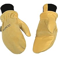 Kinco, KIN-901T, Premium Leather Work and Ski Mitt with Nikwax Waterproof Wax, Apparel Gloves