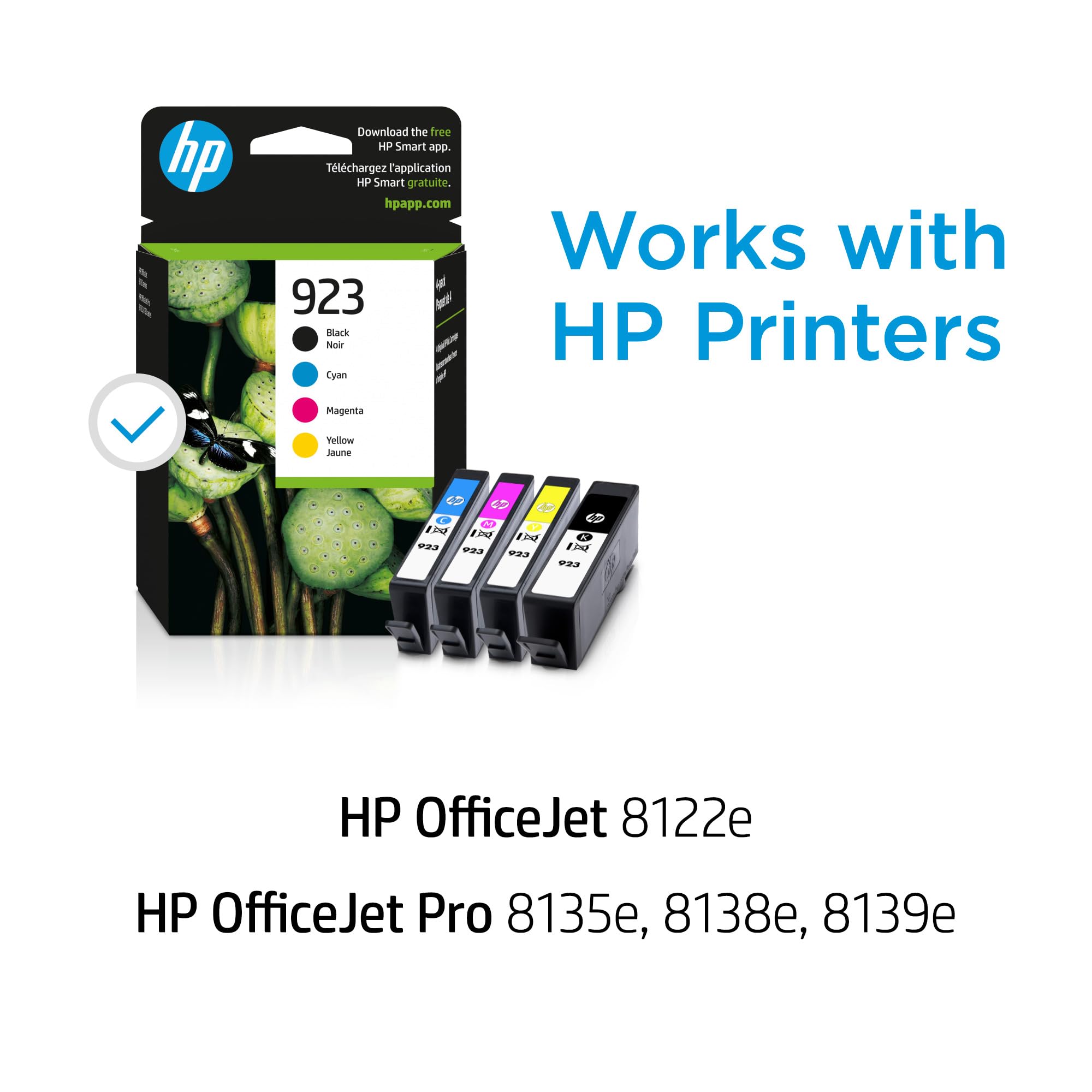 HP 923 CMYK Original Ink Cartridge 4-Pack