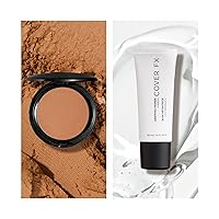 COVER FX Pressed Mineral Power Foundation, T1 + Gripping Makeup Primer