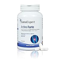 SanaExpert Arthro Forte, Nutritional Supplement for Joints, Bones & Cartilage, Glucosamine, Chondroitin, MSM and Vitamin C, 120 Count *Made in Germany*