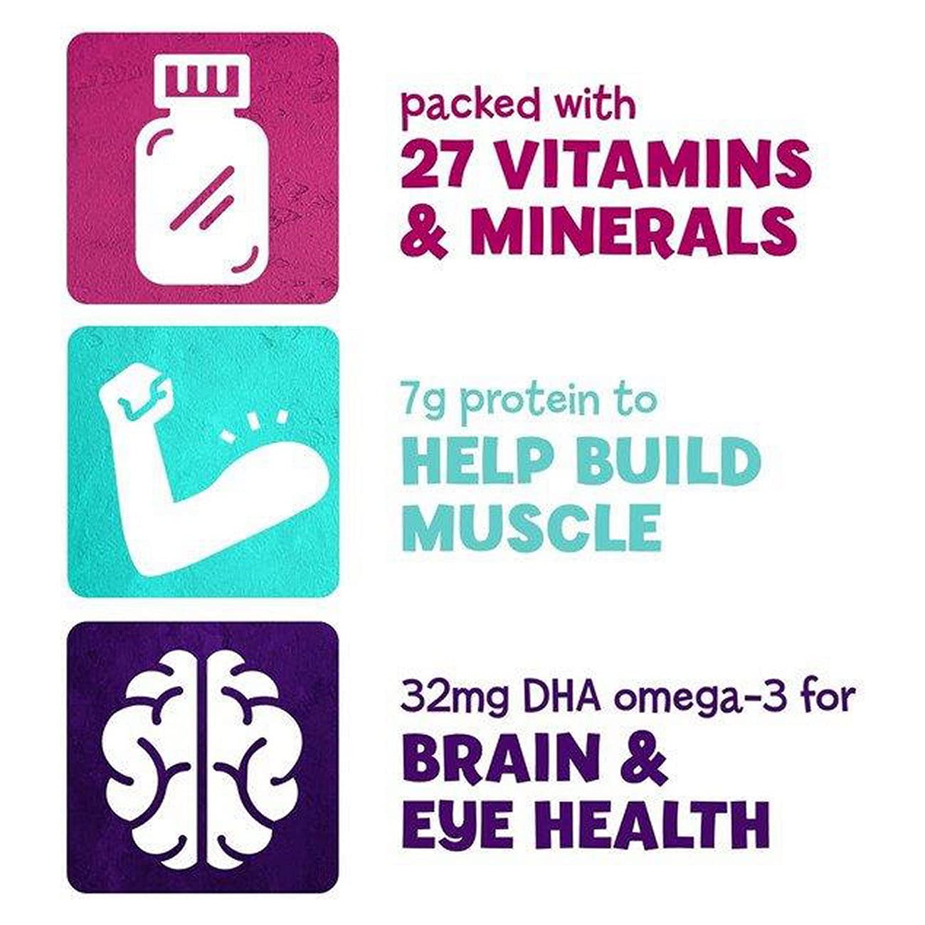 PediaSure Grow & Gain with Immune Support, Kids Protein Shake, 27 Vitamins and Minerals, 7g Protein, Helps Kids Catch Up On Growth, Non-GMO, Gluten-Free, Vanilla, 8 Fl Oz (Pack of 24)