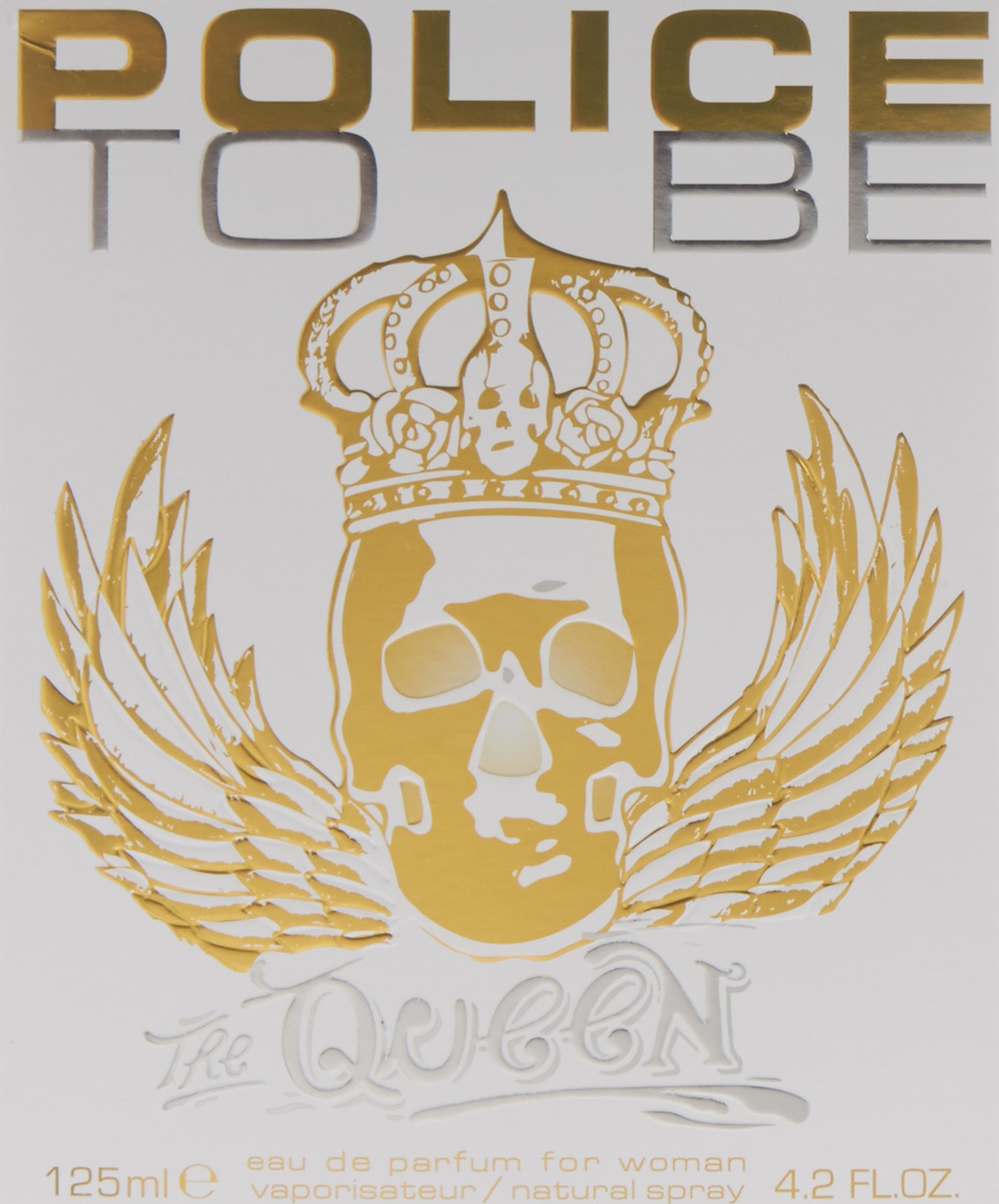 To Be the Queen by Police - Perfume for Women - Floral Chypre Scent - Opens with Mandarin and Red Fruits - Blended with Jasmine and Peach - for Ambitious and Unique Ladies - 4.2 oz EDP Spray