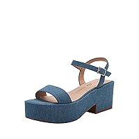 Katy Perry Women's Busy Bee Strappy Platform Sandal Heeled