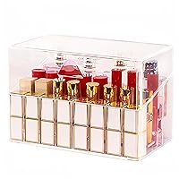 Lipstick Organizer Makeup Storage Box Acrylic Display Case for Women Girls (Z-0013 Short)