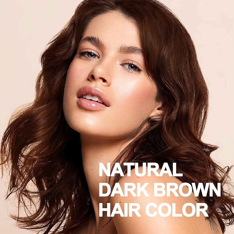 Rivon Herbal Hair Darkening Shampoo - Dark Brown rhcsdbz2c-e – Loto.pk