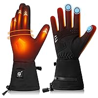 Heated Glove Liners Men Women - Rechargeable Battery Hand Warmer Gloves for Winter Motorcycle Skiing Camping Fishing Hunting