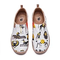 UIN Women's Walking Travel Shoes Slip On Microfiber Casual Loafers Lightweight Comfort Fashion Sneaker