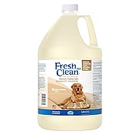 Pet-Ag Fresh ’n Clean Oatmeal ’n Baking Soda Shampoo - Tropical Fresh Scent (15:1 Concentrate) - 1 Gallon - Nurtures Dry, Itchy Skin with Vitamin E & Aloe - Strengthens & Repairs - Soap Free