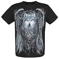 Spiral - Wolf Spirit - T-Shirt Black