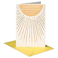American Greetings Religious Birthday Card (His Light Shines on You)