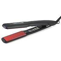 H2Pro Beauty Vivace Argan Oil Coated Plates Professional Ceramic Hair Iron Straightener Styling Iron 1.25 inch