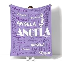 Dr.TOUGH Personalized Blankets for Kids Adults Personalized Name Blankets Personalized Kids Boys Girls Custom Blanket with Name