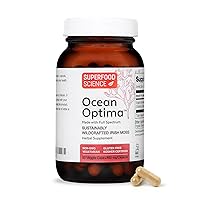 Wildcrafted Irish Sea Moss Capsules - Ocean Optima for Thyroid, Bone, Digestive & Skin Health with Atlantic Organic Chondrus Crispus Red Algae, Kosher, Gluten Free, 450 mg, 90 Pills