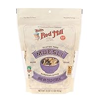 Bob's Red Mill Gluten Free Muesli Cereal, 16 OZ (Pack of 3)