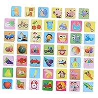 ERINGOGO 1 Set Stimulus Card Newborn Baby Toys Baby Black and White Toys Visual Cognitive Toys for Kids Newborn Flashcards Toys for Baby Color Visual Cards Boy Paper Gao Infant