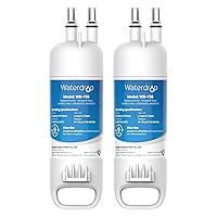 Waterdrop WD-F38 Replacement for W10295370A, Everydrop® Filter 1, EDR1RXD1, EDR1RXD1B, P8RFWB2L, P4RFWB, Kenmore® 46-9081, 46-9930, Refrigerator Water Filter, 2 Filters