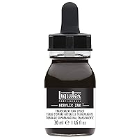 Liquitex Professional Acrylic Ink, 1-oz (30ml) Jar, Transparent Raw Umber