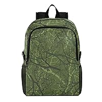 ALAZA Camouflage Tree Branches Hiking Backpack Packable Lightweight Waterproof Dayback Foldable Shoulder Bag for Men Women Travel Camping Sports Outdoor