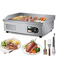 Mueller Ultra Gourmet Electric Grill, Smokeless Indoor Grill, Removable  Nonstick Grill Plate, with Adjustable Temperature, 120V