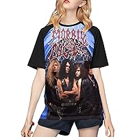Morbid Angel Baseball T Shirt Woman's Fashion Tee Summer Round Neckline Short Sleeves T-Shirts Black
