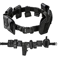 10 in 1 Duty Belt Black Law Enforcement Tactical Equipment System Set Police Security Military Tactical Duty Utility Belt