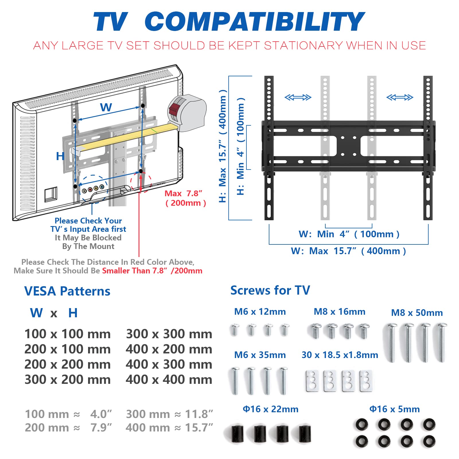 Universal Swivel Table Top TV Stand Base Replacement for 27 32 37 39 40 43 49 50 55 60 Inch LCD LED Flat Screens up to 88 lbs, Height Adjustable Pedestal TV Mount with Tempered Glass Base