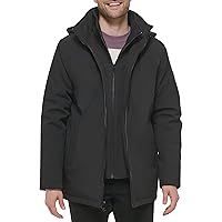 Men’s Water and Wind Resistant Hooded Coat from Fall Into Winter