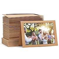Best Kraft Picture Frame Note Cards for 4x6 Photo Inserts with Envelopes (48 Pack)