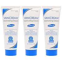 Vanicream Moisturizing Skin Cream for Sensitive Skin, 4 Oz (Pack of 3)
