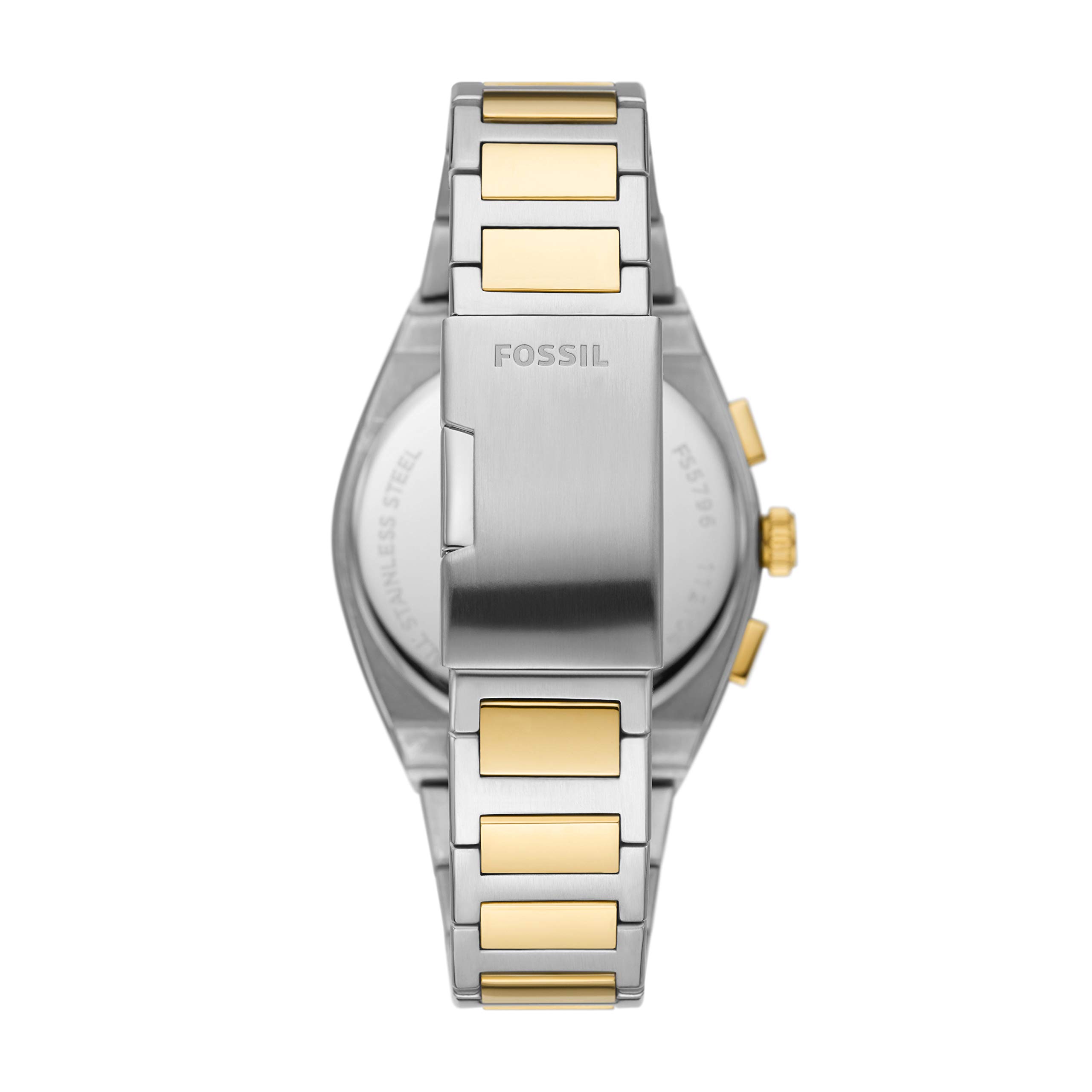 Fossil Everett Men's Watch with Stainless Steel or Leather Band