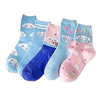 Cartoon Animal Ankle Socks for Girls - Trendy Adorable Socks Set of 5 - Cute Scoks Gift for Daughter