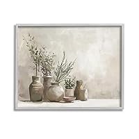 Stupell Industries Cottage Herbs in Pottery Framed Giclee Art by Imagine It Images