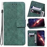 Phone Cover Wallet Folio Case for Samsung Galaxy A11 European Edition, Premium PU Leather Slim Fit Cover, Horizontal Viewing Stand, Lanyard, Easy Installation, Green