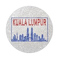 Malaysia Kuala Lumpur Skyline Vinyl Laptop Sticker 50 Pieces Vacation Momento Decals Stickers City Travel Water Bottle Stickers Vinyl Stickers for Water Bottle Laptop Phone 2inch