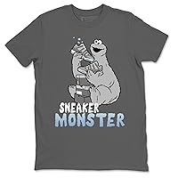 Sneaker Monster 11 Retro Cool Grey Design Printed Sneaker Matching Shirt
