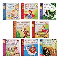 Constructive Playthings Classic Children’s Story Book Set, Bilingual Childrens Books for Babies in English and Spanish, Softcover, Hands on Learning, Early Childhood Classroom Supplies, All Ages