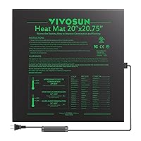 VIVOSUN Durable Waterproof Seedling Heat Mat 20