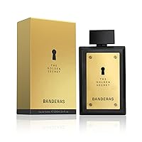 Banderas Perfumes - The Golden Secret - Eau de Toilette Spray for Men - Long Lasting - Masculine, Casual and Elegant Fragrance - Mint, Apple and Spicy Notes - Ideal for Day Wear - 6.7 Fl Oz