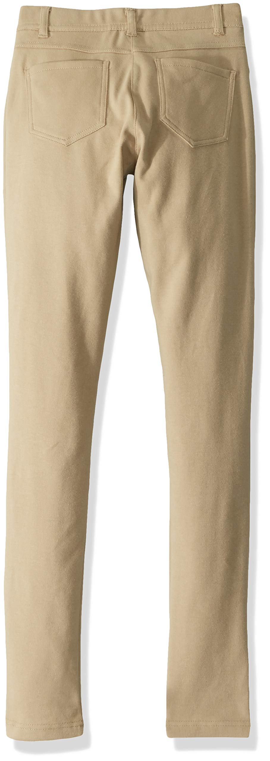 Nautica Women's Juniors School Uniform Skinny Leg Jegging, Flat Front Style with Zipper Closure, Functional Pockets