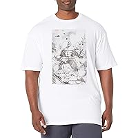 Marvel Big & Tall Classic Hulk Sketch Men's Tops Short Sleeve Tee Shirt