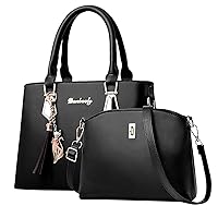 Women Handbags Large Tote Shoulder Bag Crossbody Bag for Women Color Stitching Top Handle Satchel