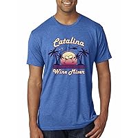 Funny Catalina Wine Mixer Island Pop Culture Mens Premium Tri Blend T-Shirt