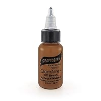 GlamAire Airbrush Makeup by Graftobian - High Definition Airbrush Foundation, Professional Formula for Long-Lasting Wear, For Makeup Artists and Beauty Aficionados, Made in USA, Sienna