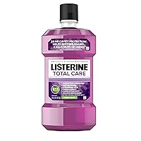 Total Care Anticavity Fluoride Mouthwash, 6 Benefits in 1 Oral Rinse Helps Kill 99% of Bad Breath Germs, Prevents Cavities, Strengthens Teeth, ADA-Accepted, Fresh Mint, 1 L